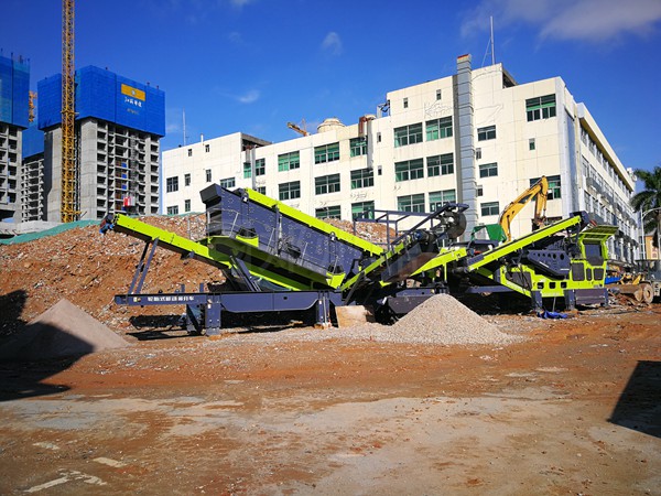 建设一座移动式建筑垃圾消纳场，非郑州鼎盛移动式破碎站莫属